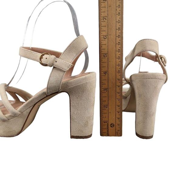 Cole Haan Shoes Womens 5.5 Sandal Pumps Platform Leather Ankle Strap Open Toe - Picture 6 of 16